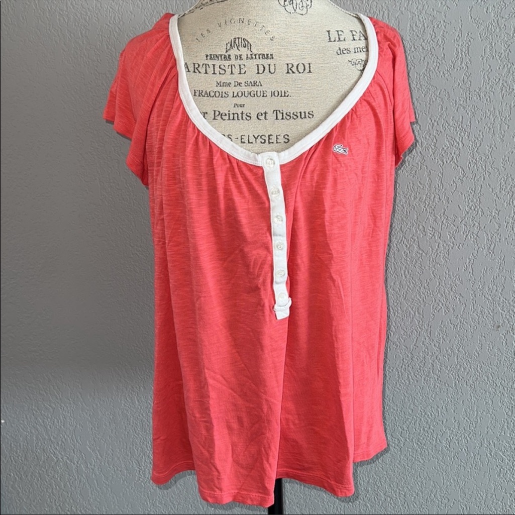 Lacoste Pink Tee